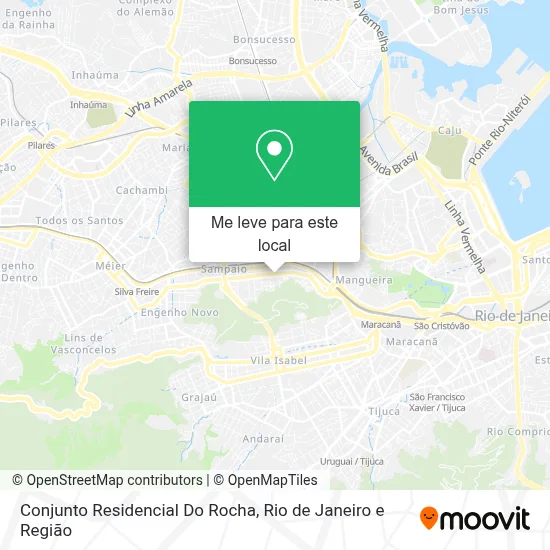 Conjunto Residencial Do Rocha mapa