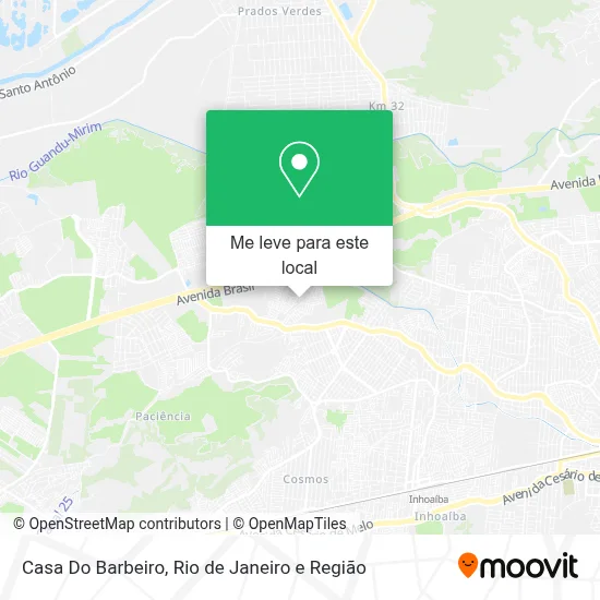 Casa Do Barbeiro mapa