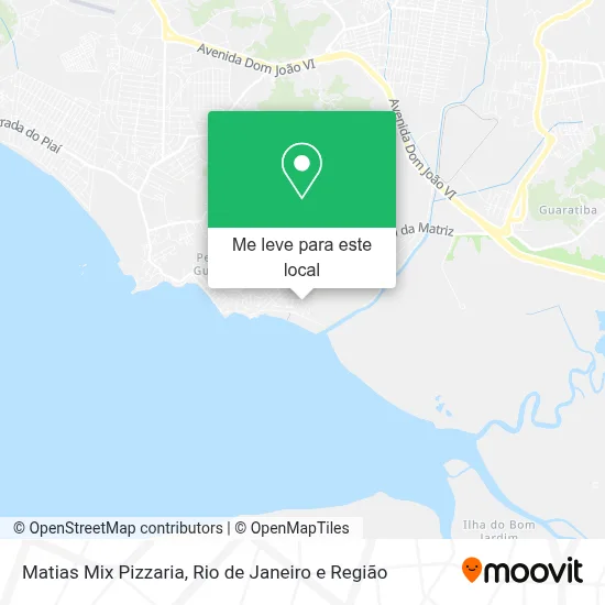 Matias Mix Pizzaria mapa