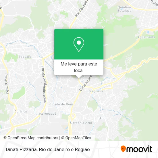 Dinati Pizzaria mapa
