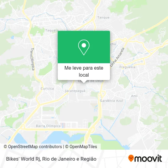 Bikes' World Rj mapa