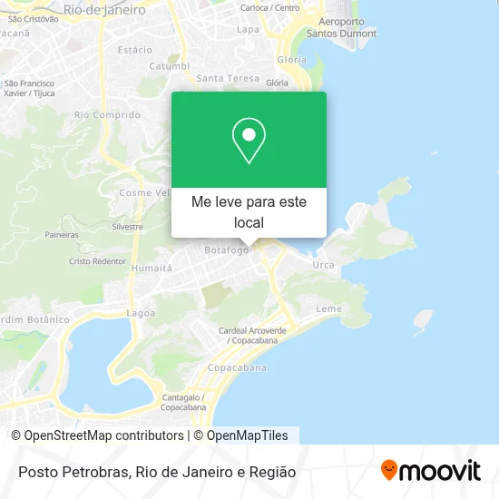 Posto Petrobras mapa