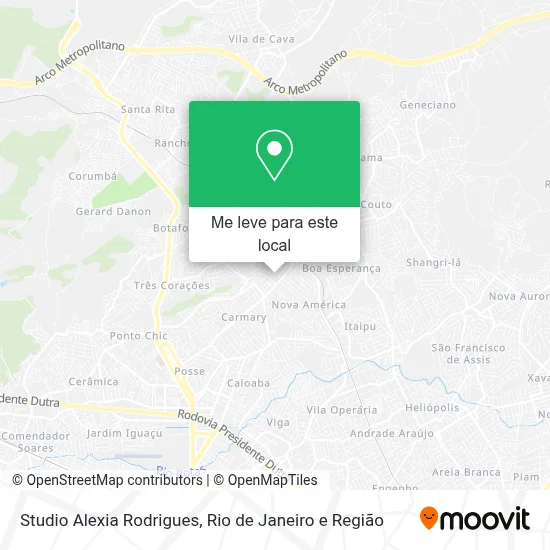 Studio Alexia Rodrigues mapa