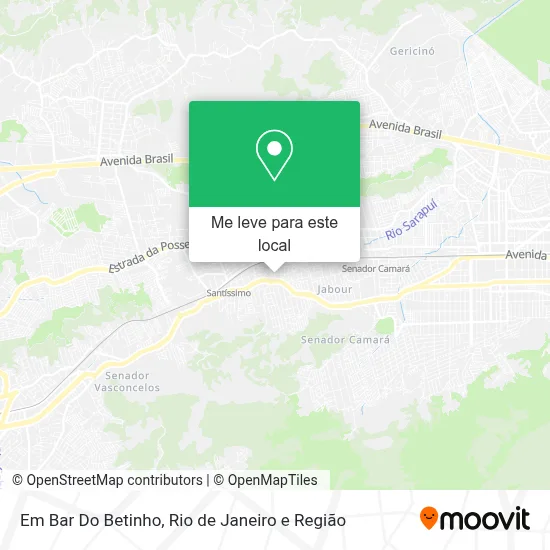 Em Bar Do Betinho mapa