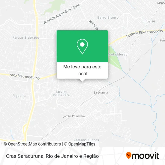 Cras Saracuruna mapa