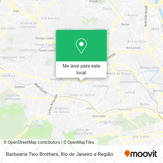 Barbearia Two Brothers mapa