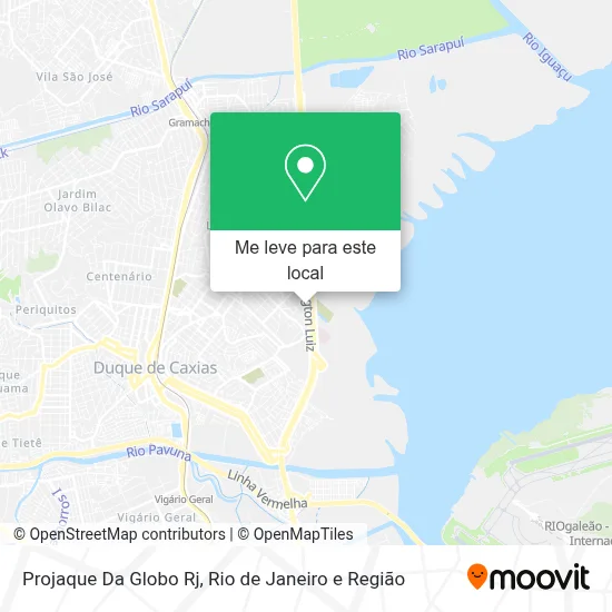 Projaque Da Globo Rj mapa