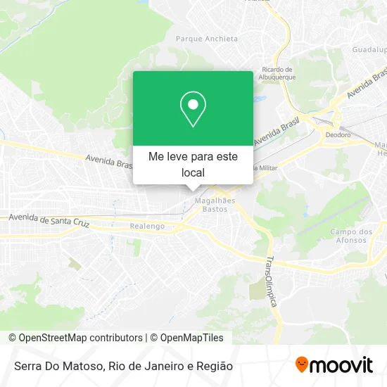 Serra Do Matoso mapa