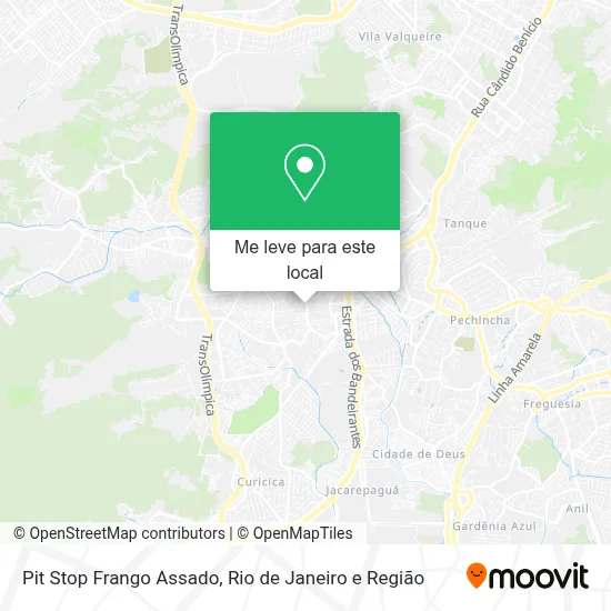 Pit Stop Frango Assado mapa