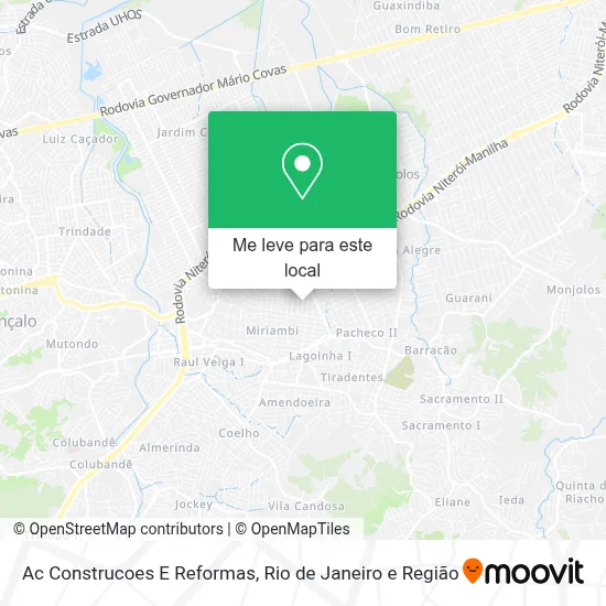 Ac Construcoes E Reformas mapa