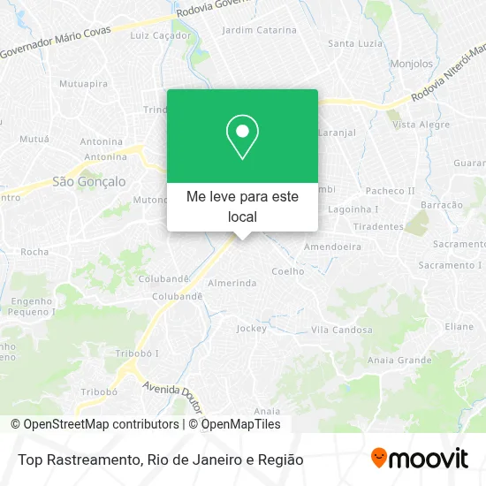 Top Rastreamento mapa