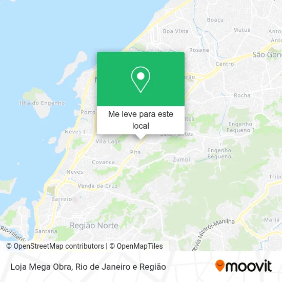 Loja Mega Obra mapa