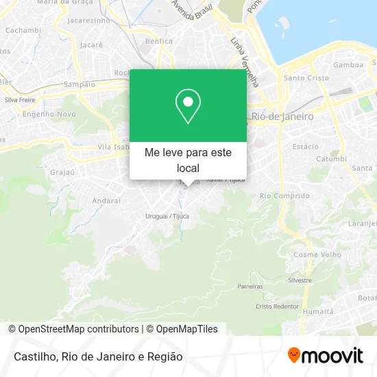 Castilho mapa