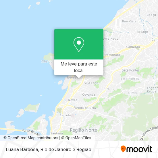 Luana Barbosa mapa