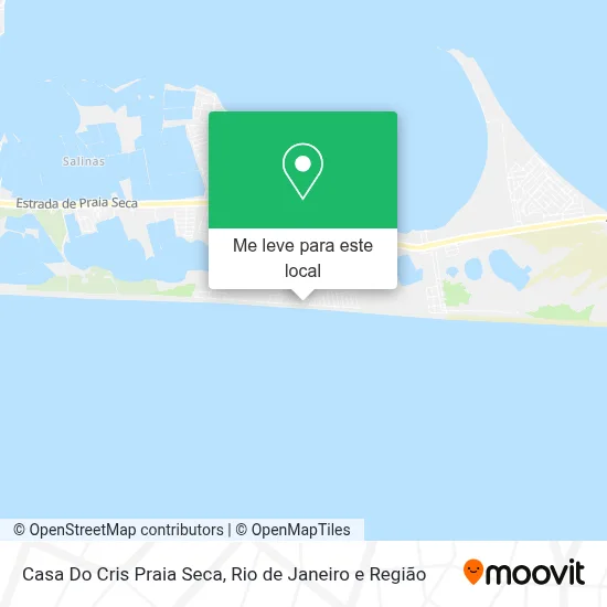 Casa Do Cris Praia Seca mapa