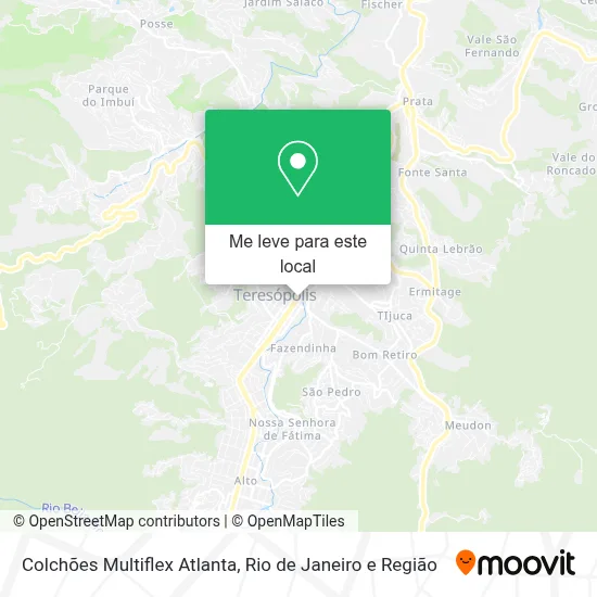 Colchões Multiflex Atlanta mapa