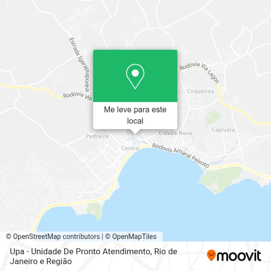 Upa - Unidade De Pronto Atendimento mapa