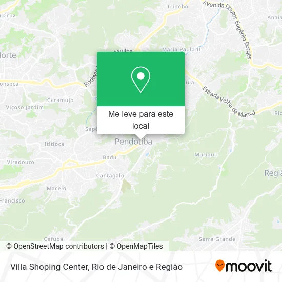 Villa Shoping Center mapa