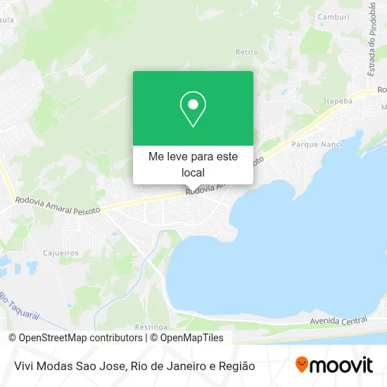 Vivi Modas Sao Jose mapa