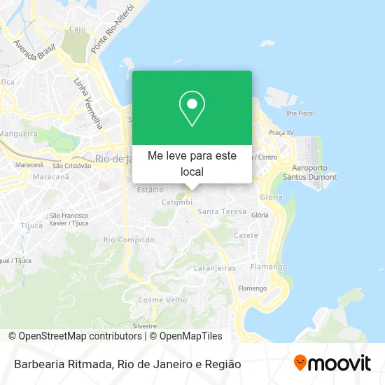 Barbearia Ritmada mapa