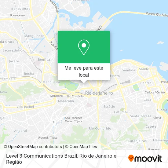 Level 3 Communications Brazil mapa