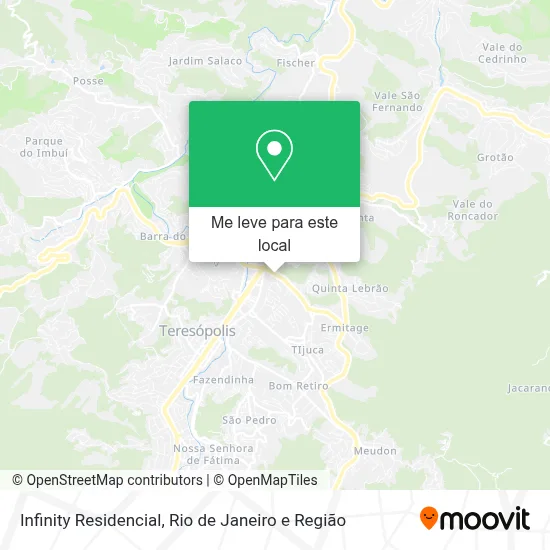 Infinity Residencial mapa