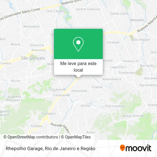 Rhepolho Garage mapa