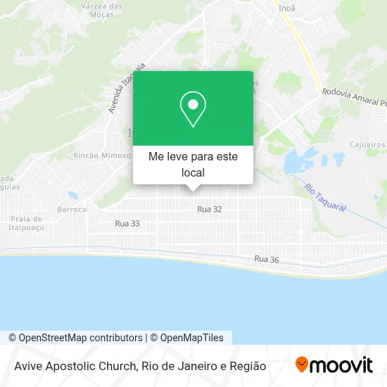 Avive Apostolic Church mapa