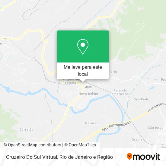 Cruzeiro Do Sul Virtual mapa