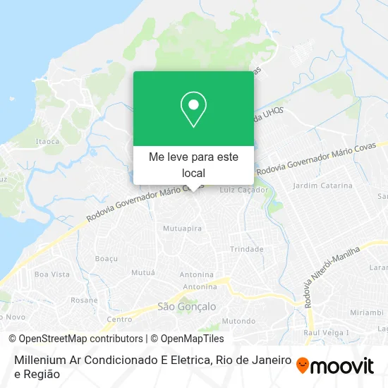 Millenium Ar Condicionado E Eletrica mapa