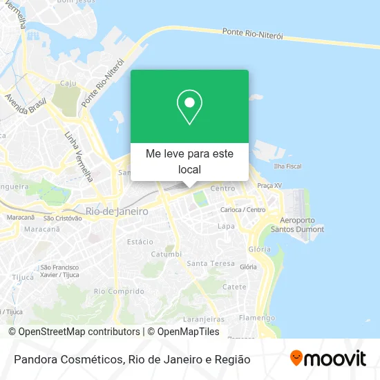 Pandora Cosméticos mapa