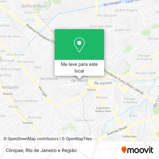Clinipae mapa