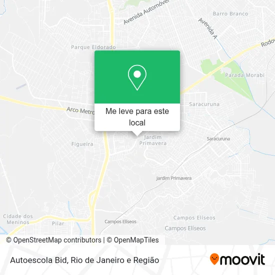 Autoescola Bid mapa