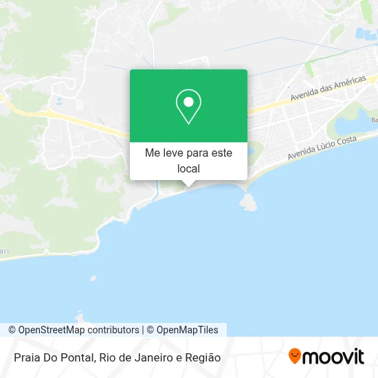 Praia Do Pontal mapa