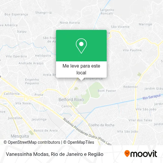 Vanessinha Modas mapa