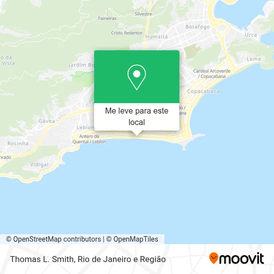Thomas L. Smith mapa
