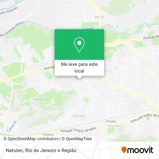 Natutec mapa