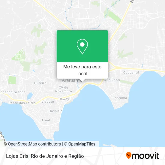 Lojas Cris mapa