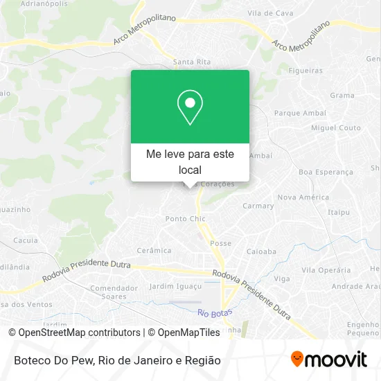 Boteco Do Pew mapa