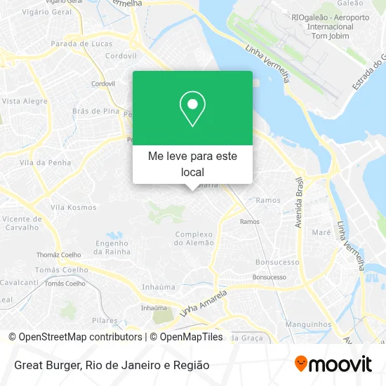 Great Burger mapa