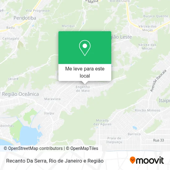 Recanto Da Serra mapa