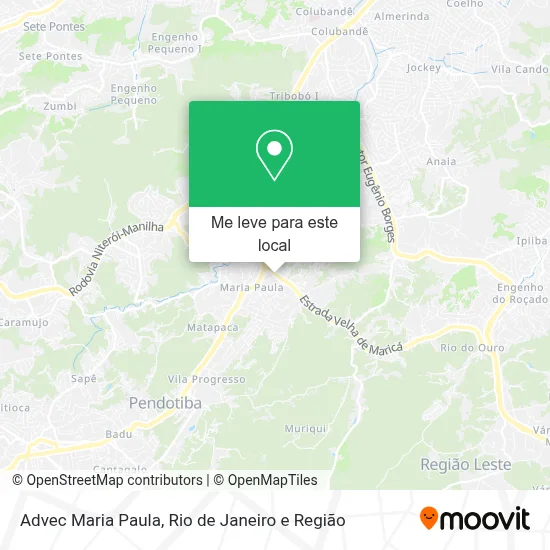 Advec Maria Paula mapa
