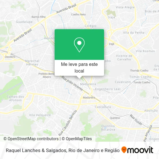 Raquel Lanches & Salgados mapa