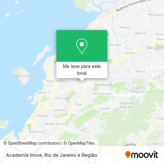Academia Inove mapa