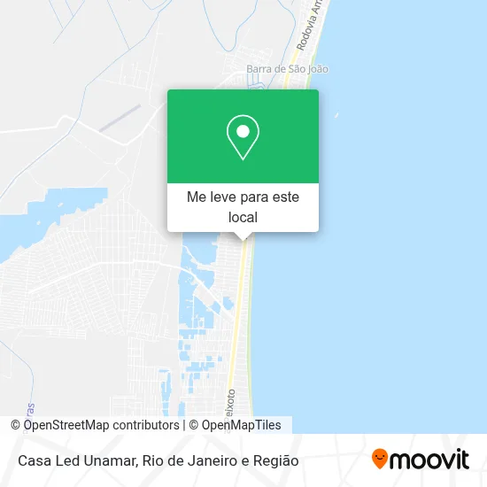 Casa Led Unamar mapa