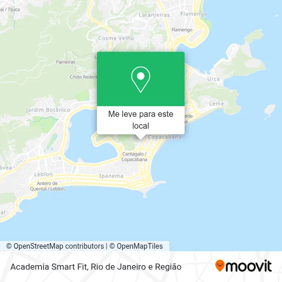 Academia Smart Fit mapa