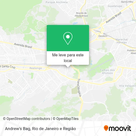 Andrew's Bag mapa
