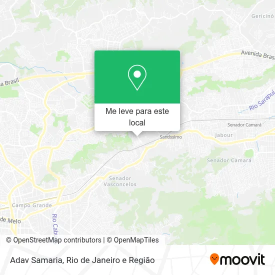 Adav Samaria mapa
