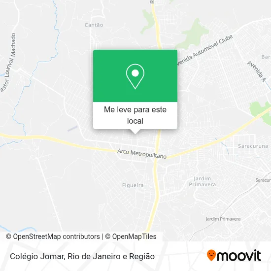 Colégio Jomar mapa