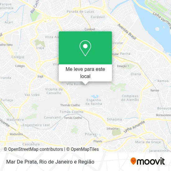 Mar De Prata mapa